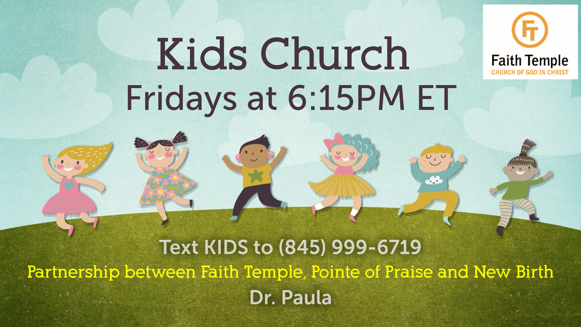 Friday FT Kids Church on Zoom